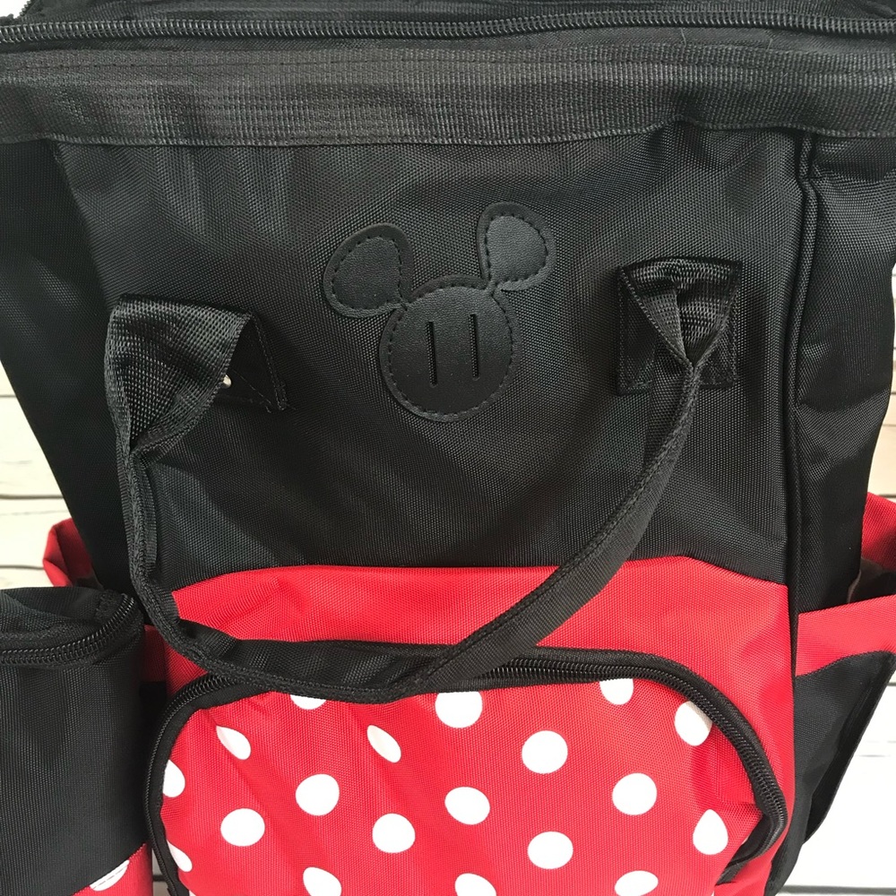 Minnie Mouse Large Capacity Backpack Diaper Bag - Picture 10 of 16